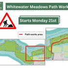 Path works at Whitewater Meadows from 21 October