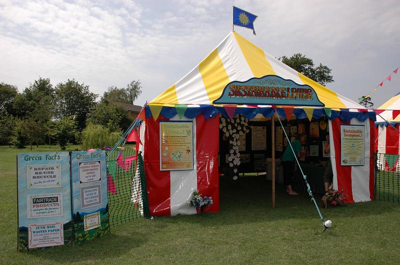 The Sustainable Living tent